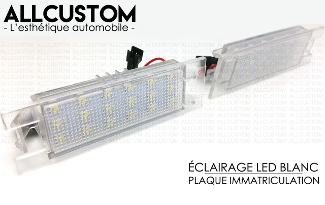 Feux D'Éclairage De Plaque D'Immatriculation LED Blanc Xenon 6000K - Compatible Audi, VW, Seat, Porsche - Neuf - Garantie 6 Mois