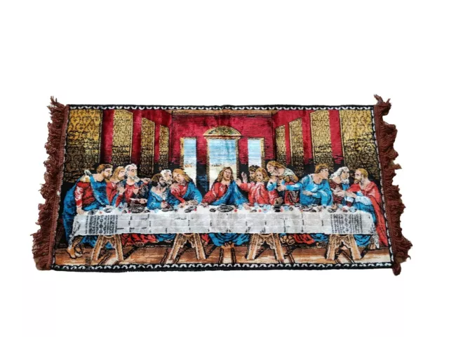 The Lords Last Supper Jesus And His Disciples 42L 20W Wall Hanging Tapestry