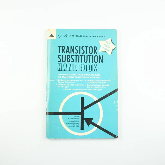 TRANSISTOR SUBSTITUTION HANDBOOK Vintage Electronics Guide 9.99