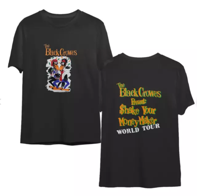 TTT vintage 1990 Black Crowes Shake Your Money Maker World Tour tshirt