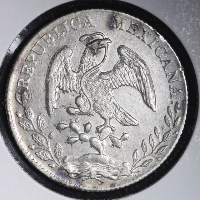 1897 GO RS Republic of Mexico Silver 8 Reales CHOICE AU 784 2