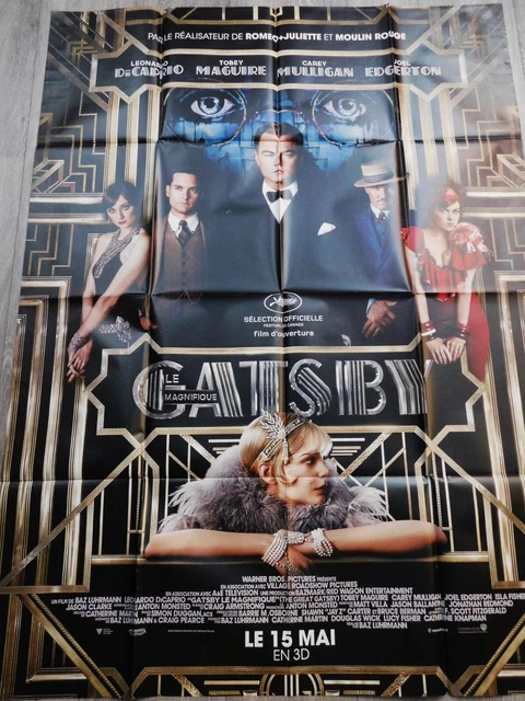 Affiche Film Gatsby Le Magnifique 69x102 Cm - Neuf, Décoration Cinéma