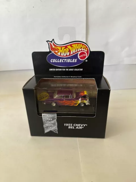 Hot Wheels Collectibes Black Box 1955 Chevy Bel Air Purple Limited Edition N77