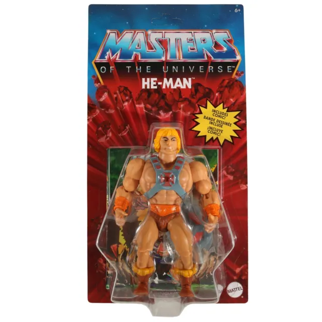 Mattel - Masters of the Universe MotU Origins - He-Man (Vintage Head) - MOC