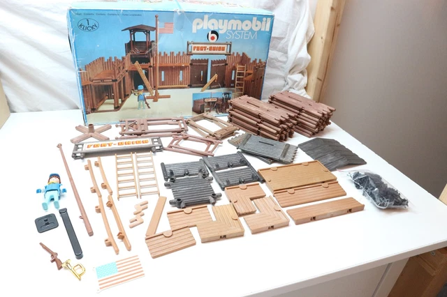 PLAYMOBIL Fort Union 3420 - Vintage 1978 - Bâtiment Western