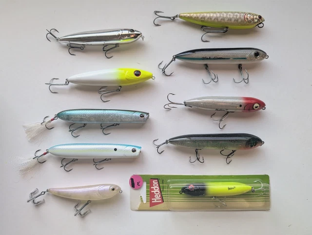 Leurre Vintage Heddon Super Spook – Jimmy Houston – 1 Oz – Pêche Bass