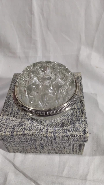 antique glass flower pike vase 19 holes strapping solid silver punch minerva
