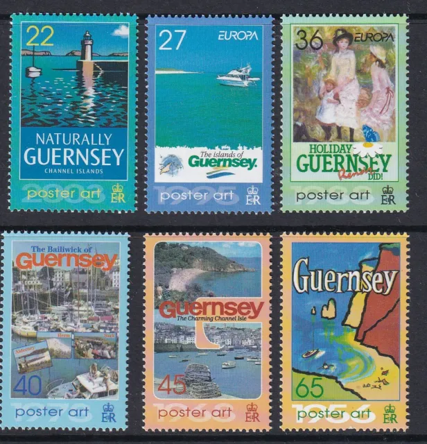 Guernsey 2003 Europa. Poster Art Sg 991-996 Set 6 Mnh