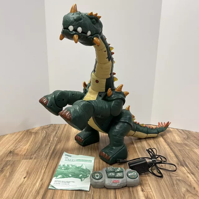 FISHER-PRICE IMAGINEXT SPIKE The Ultra Dinosaur w/ Remote, Charger, and  Manual $ - PicClick