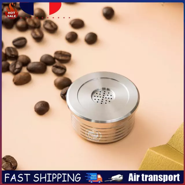 Reusable Coffee Capsule Stainless Filter Pod for DELTA Q Espresso Maker (A) FR