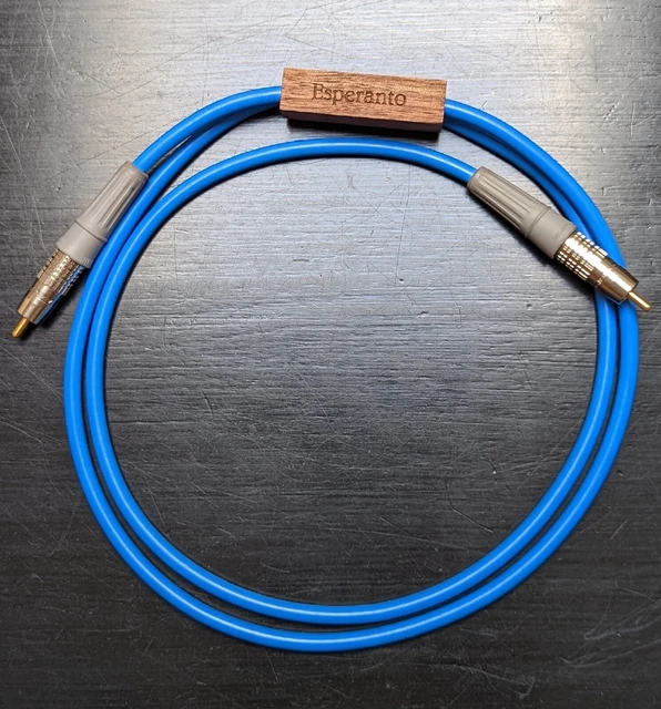 Esperanto Audio S/PDIF BLUE Digital Cable