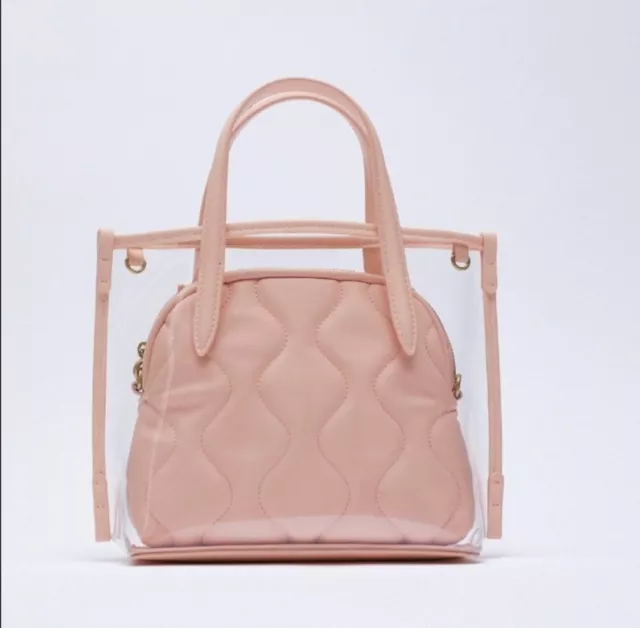 Zara bag 2025 transparent