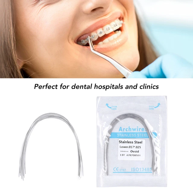 Fili Ad Arco Ortodontici In Acciaio Inox AZDENT - Forma - Foto 12