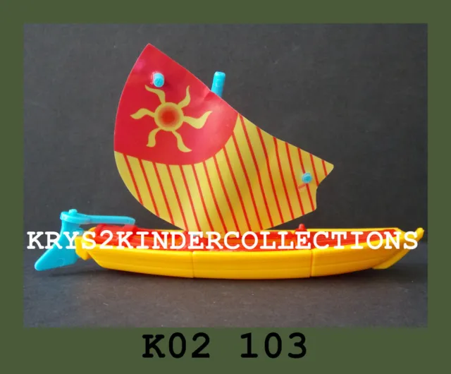 Jouet Kinder Voilier K02 103 France 2001 +BPZ