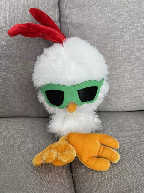 Chicken Little White Bird Green Sunglasses Plush Stuffed Animal Disney Movie