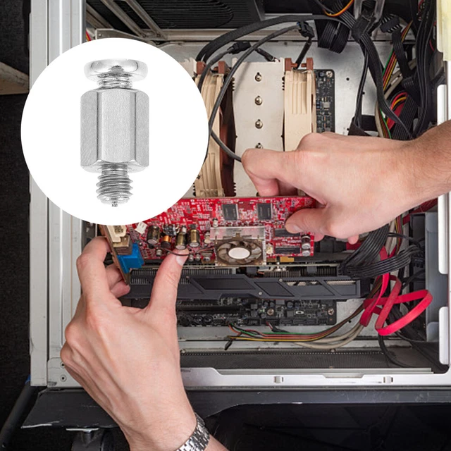 20 PCS COMPUTER Part SSD Standoff Mounting Supply Desktop Motherboard £