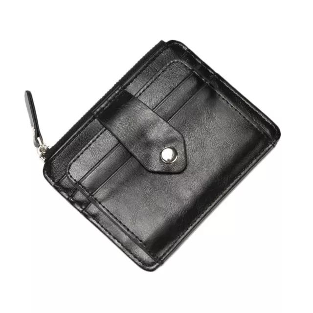 MEN ZIPPER WALLET Multi-card Holder Bag Fashion Wallet Coin Purse Black ...