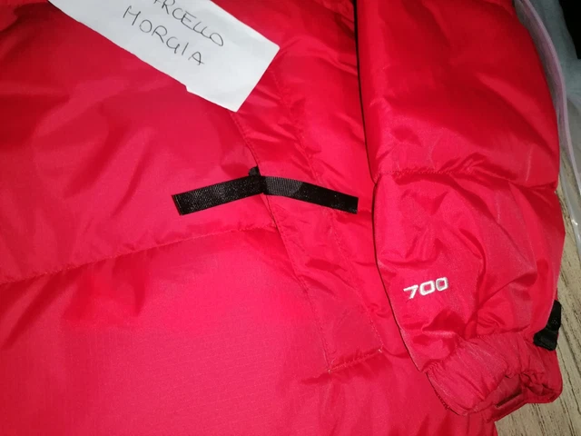 Giubbotto Piumino uomo donna the north face Nuptse 700 ROSSO TAGLIA S 2
