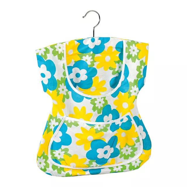 Wenko 3714010100 Wäscheklammerkleid aus 100% Baumwolle, mit Aufhänger, 34 x 44,5
