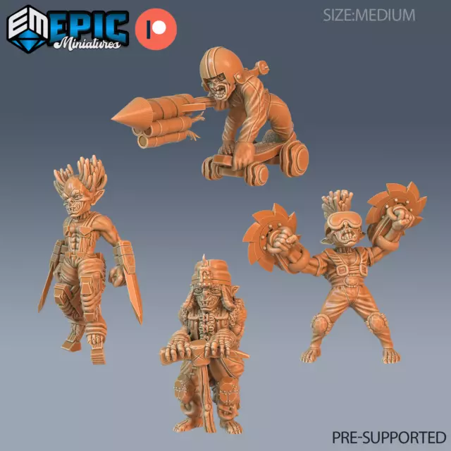 SCI FI STEAM Goblin 28mm scale Wargaming Figures Tabletop Games $35.62 ...