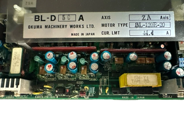 Servo-drive Okuma BL-D 50A D'occasion - Modèle BLD50A, Testé Et Fonctionnel