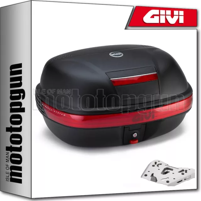 Givi E460N Top Case + Rear Rack Aluminium Triumph Tiger Explorer 1200 2013 13