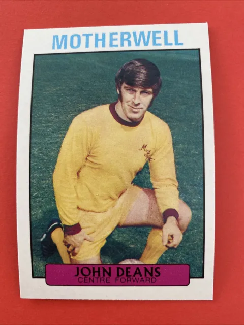 A&BC Scottish Football Cards Purple Back 1971/72 Jean Deans [Motherwell] #52