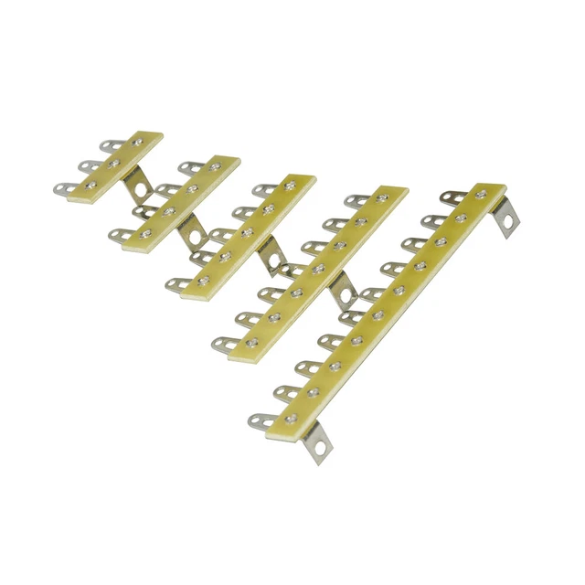 2pcs Point to Point  Terminal Strip 5 plugs Turret Tag Board Guitar Amp DIY 3