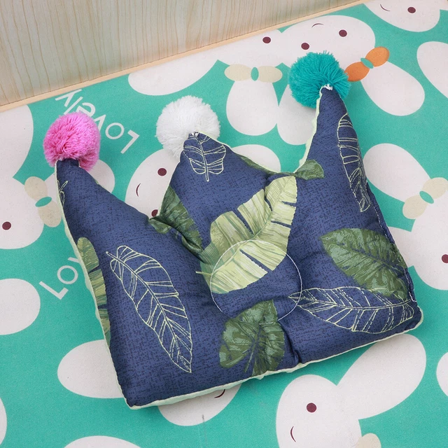 (Green Leaf) Anti Roll Pillow Breathable Hypoallergenic Baby