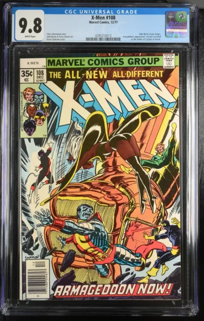 X-Men #108 - Cgc 9.8 - Wp - Nm/Mt - John Byrne Issues Begin