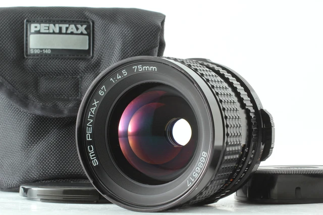 Dernier Modèle [ EXC+ 5 IN Étui ] Smc pentax 67 75mm f4.5 Lentille pour 6x7 67