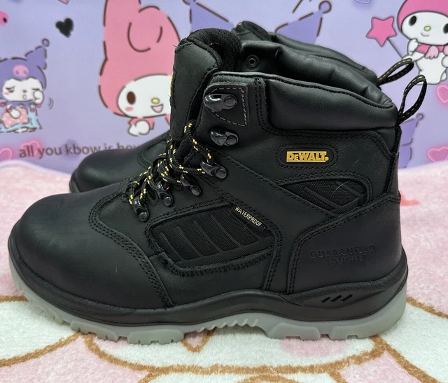 DEWALT RECIP SAFETY Boots Black Uk Size 9 £19.99 PicClick UK