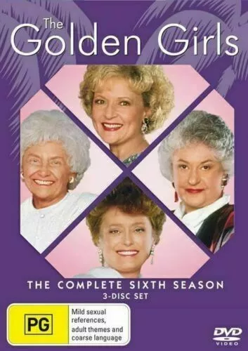 GOLDEN GIRLS Season 6 (Region 0) DVD The Complete Series Six