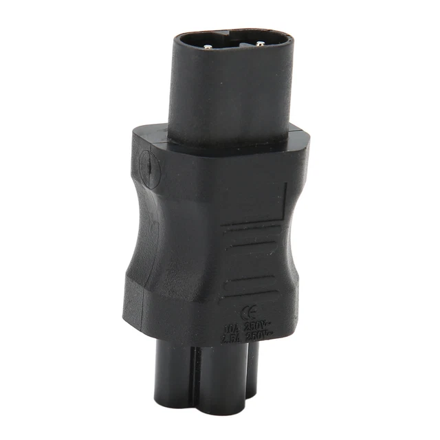 IEC320 C8 To C5 Converter 4pcs 10A 250V 2.5A 250V Portable Power Cord Adapter