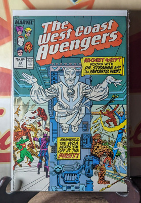 WEST COAST AVENGERS #22 JULY 1987 FANTASTIC FOUR DR. STRANGE Comic Book