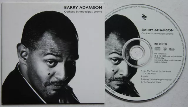 Barry Adamson Oedipus Schmoedipus Adv 4Tr CardPS CD Magazine