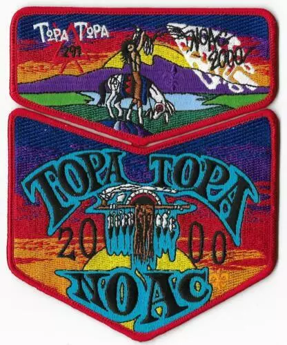 Boy Scout OA 291 Topa Topa Lodge 2000 NOAC Flap Set
