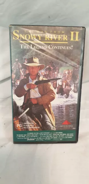 THE MAN FROM SNOWY RIVER 11 VHS: The legend Continues (PAL, 1988)