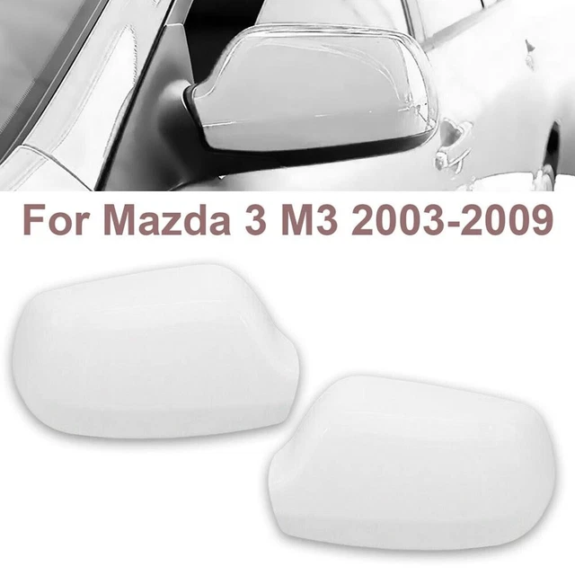 Specchietto Lato Passeggero Tappo Stile Bianco 1 Paio Saldamente Auto Accessori