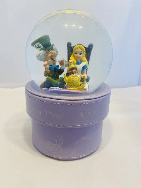 disney alice in wonderland snowglobe jewelry box disney alice in wonderland snowglobe jewelry box
