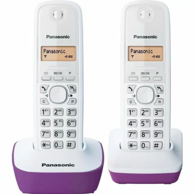 Panasonic Corp. Telefon Panasonic Corp. KX-TG1612FRF 2x Handset