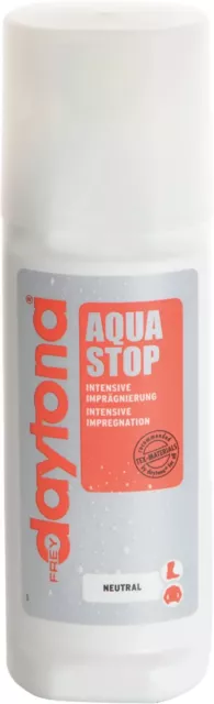 Daytona Aqua Stop - Impregnante IMPERMEABILIZZANTE 75ml per Stivali Moto