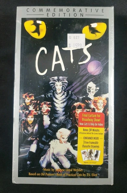 CATS THE MUSICAL VHS 2000 2-Tape Set Commemorative Edition Bonus Scenes ...