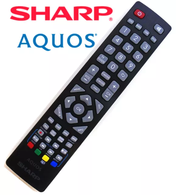 Genuine Original Sharp Aquos IR Remote Control LCD TV SHW/RMC/0103 SHW RMC 0103