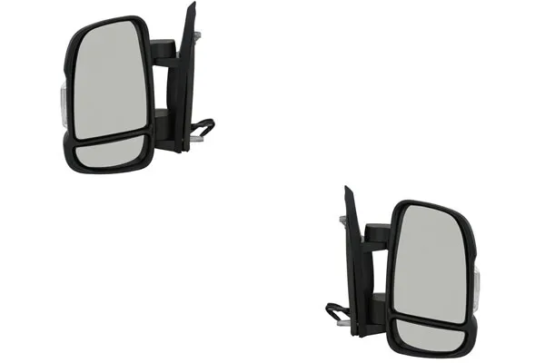 Specchio Set Sinistra Destra Nero Adatto A per Opel Movano C U9 12/21- Vergine