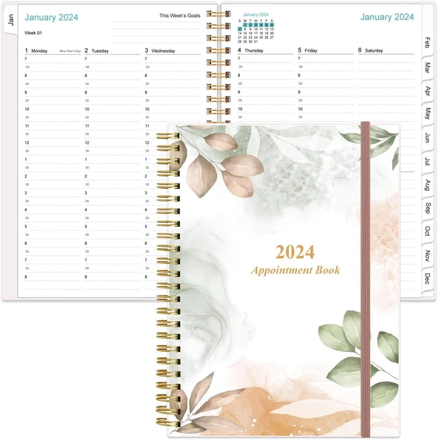 20232024 APPOINTMENT BOOK & Planner A5 20232024 Daily Hourly