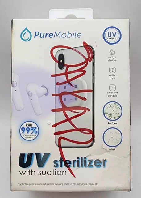 Vivitar UV Sterilizer w/ Suction Cups for Mobile Phones - Sealed Return