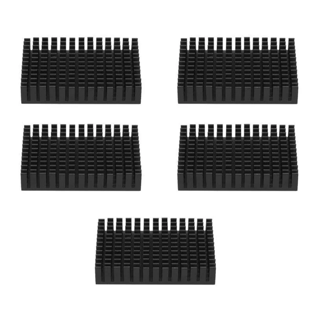 Schwarzer CPU-Kühler P40x11x60 Kühlkörper 5 zur Kühlung des Computerprozessors