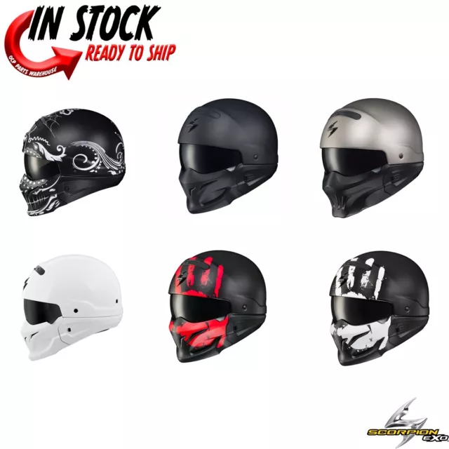 2024 Scorpion Exo Covert Full Face Motorcycle Helmet - Pick Size & Color