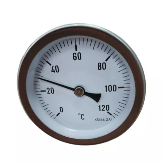 Water Temperature Gauge Metal Thermometer for Heating Systems Outdoor Stoves